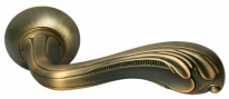 Ручка дверная на круглой розетке Morelli Эрмитаж, Кофе Mh-24 Cof
