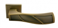 Ручка дверная на квадратной розетке Morelli Современное искусство, Кофе Mh-33 Cof-S