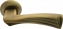Ручка дверная на круглой розетке Morelli Современное искусство, Кофе Mh-34 Cof
