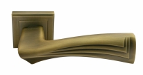 Ручка дверная на квадратной розетке Morelli Современное искусство, Кофе Mh-34 Cof-S