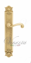 Ручка дверная на планке проходная Venezia Carnevale PL97 полированная латунь