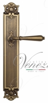 Ручка дверная на планке проходная Venezia Classic PL97 матовая бронза
