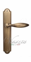 Ручка дверная на планке под цилиндр Venezia Maggiore CYL PL98 матовая бронза