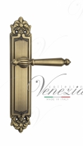 Ручка дверная на планке проходная Venezia Pellestrina PL96 матовая бронза