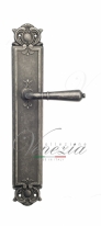 Ручка дверная на планке проходная Venezia Vignole PL97 античное серебро