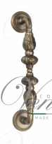 Ручка дверная скоба Venezia Lucrecia 305мм (250мм) D3 античное серебро