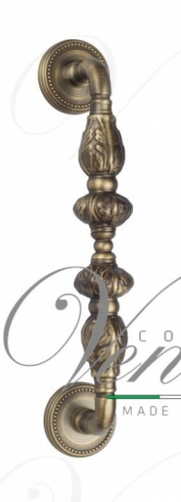 Ручка дверная скоба Venezia Lucrecia 305мм (250мм) D3 античное серебро