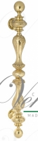 Ручка дверная скоба Venezia Palazzo 640мм (435мм) полированная латунь