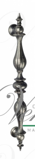 Ручка дверная скоба Venezia Piazetta 565мм (440мм) античное серебро