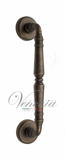 Ручка дверная скоба Venezia Vignole 260мм (210мм) D1 античная бронза
