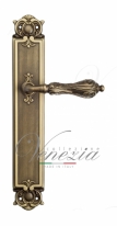 Ручка дверная на планке проходная Venezia Monte Cristo PL97 матовая бронза