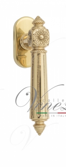 Ручка оконная Venezia Castello FW полированная латунь