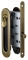 Ручка для раздвижной двери комплект Armadillo Sh011-Bk Ab-7 Бронза