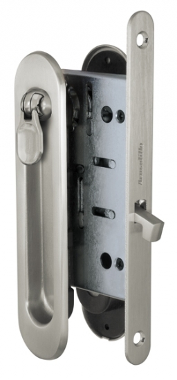 Ручка для раздвижной двери комплект Armadillo Sh011-Bk Sn-3 Никель матовый