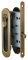 Ручка для раздвижной двери комплект Armadillo Sh011-Bk Wab-11 Бронза матовая