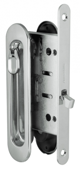 Ручка для раздвижной двери комплект Armadillo Sh011-Bk Сp-8 Хром