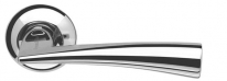 Ручка дверная на круглой розетке Armadillo Columba Ld80-1Cp-8 Хром