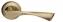 Ручка дверная на круглой розетке Armadillo Corona Ld23-1Ab/Gp-7 Бронза/Золото