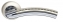 Ручка дверная на круглой розетке Armadillo Libra Ld26-1Sn/Cp-3 Никель матовый/Хром