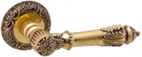 Ручка дверная на круглой розетке Fuaro Imperia Sm Rb-10 Золото французское