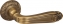 Ручка дверная на круглой розетке Fuaro Louvre Sm Ab-7 Бронза матовая