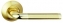 Ручка дверная на круглой розетке Bussare Lindo A-34-10, Золото/Золото матовое