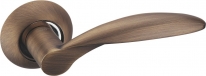 Ручка дверная на круглой розетке Adden Bau Absolut Swell A110, Бронза