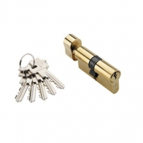 Цилиндровый механизм Adden Bau Cyl 5-60 Knob Gold, Золото; Ключ-Вертушка