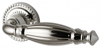 Ручка дверная на круглой розетке Armadillo Bella Cl2-Silver-925 Серебро 925