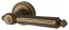 Ручка дверная на круглой розетке Armadillo Matador Cl4-Bb-17 Коричневая Бронза