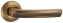 Ручка дверная на круглой розетке Punto Alfa Tl Cfb-18 Кофе Глянец