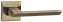 Ручка дверная на квадратной розетке Punto Blade Ql Abg-6 Зеленая Бронза