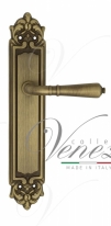 Ручка дверная на планке проходная Venezia Vignole PL96 матовая бронза