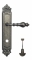 Ручка дверная на планке с фиксатором Venezia Gifestion WC-2 PL96 античное серебро