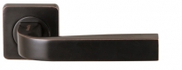 Ручка дверная на квадратной розетке Armadillo Kea Sq001-21Abl-18 Темная медь