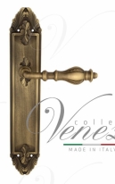 Ручка дверная на планке проходная Venezia Gifestion PL96 матовая бронза