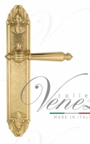 Ручка дверная на планке проходная Venezia Pellestrina PL90 полированная латунь