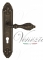 Ручка дверная на планке под цилиндр Venezia Anafesto CYL PL90 античная бронза