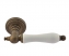 Ручка дверная на круглой розетке Нора-М Каталония J (Бф-Застаренная бронза)