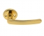 Ручка дверная на круглой розетке Нора-М 117 Al (Золото)