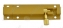 Шпингалет (Латунь) 501-80 золото
