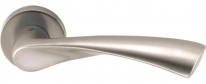 Дверная ручка на круглом основании COLOMBO Flessa CB51RSB-NI матовый никель