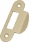 Ответная планка AGB B01000.13.23  с загнутым язычком короткая Матовое золото