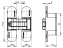 Петля дверная скрытая Armadillo с 3D-регулировкой Univesal 3D-Ach 60 BL Черный 60/90 кг