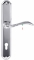 Ручка дверная на планке под цилиндр Extreza AGATA (Агата) 310 PL01 CYL полированный хром F04