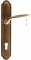 Ручка дверная на планке под цилиндр Extreza CALIPSO (Калипсо) 311 PL03 CYL матовая бронза F03
