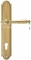 Ручка дверная на планке под цилиндр Extreza DANIEL (Даниел) 308 PL03 CYL полированное золото F01