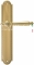 Ручка дверная на планке пустышка Extreza DANIEL (Даниел) 308 PL03 PASS полированное золото F01