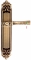 Ручка дверная на планке пустышка Extreza DEZI (Дези) 309 PL02 PASS матовая бронза F03