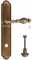 Ручка дверная на планке с фиксатором Extreza EVITA (Эвита) 301 PL03 WC матовая бронза F03
